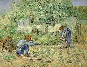 Vincent Van Gogh, First Steps, after Millet